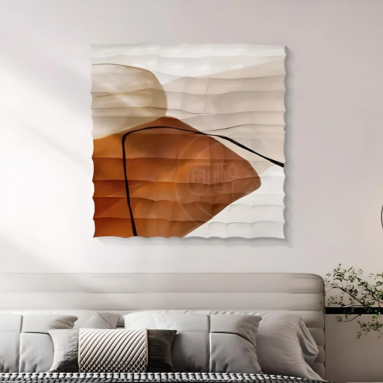 Современная рельефная трехмерная картина "Пьяная красавица" 37740-30