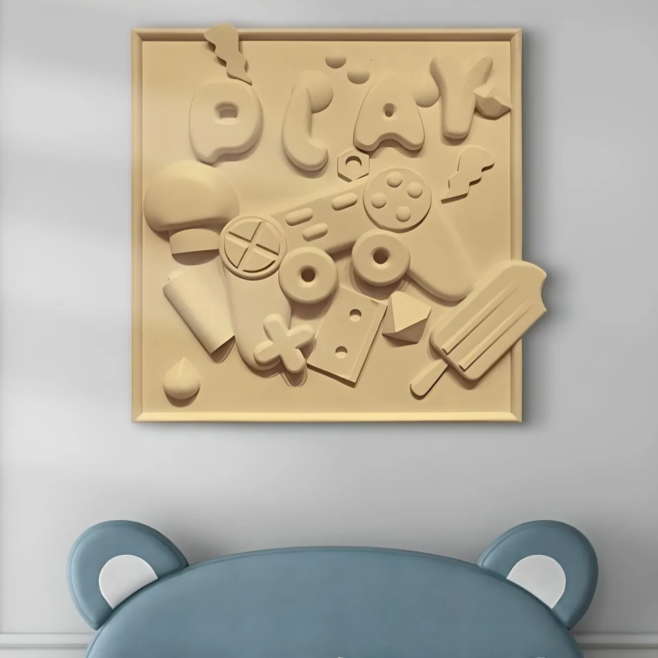 Скандинавская рельефная трехмерная картина "Пьяная красавица" 37741-30