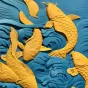 Декоративная  рельефная трехмерная картина "Пьяная красавица" 37745-30