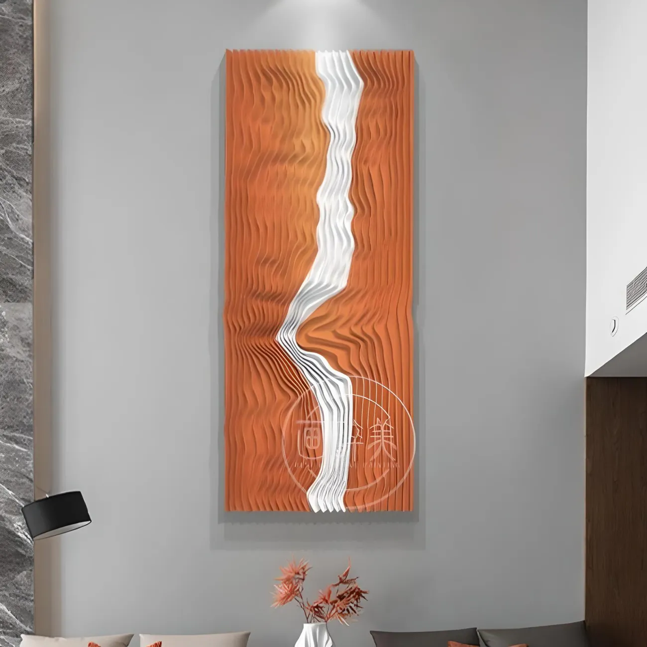 Скандинавская рельефная трехмерная 3d картина "Пьяная красавица" 37749-30