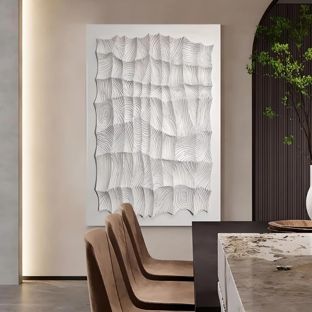 Декоративная рельефная трехмерная картина "Пьяная красавица" 37752-30