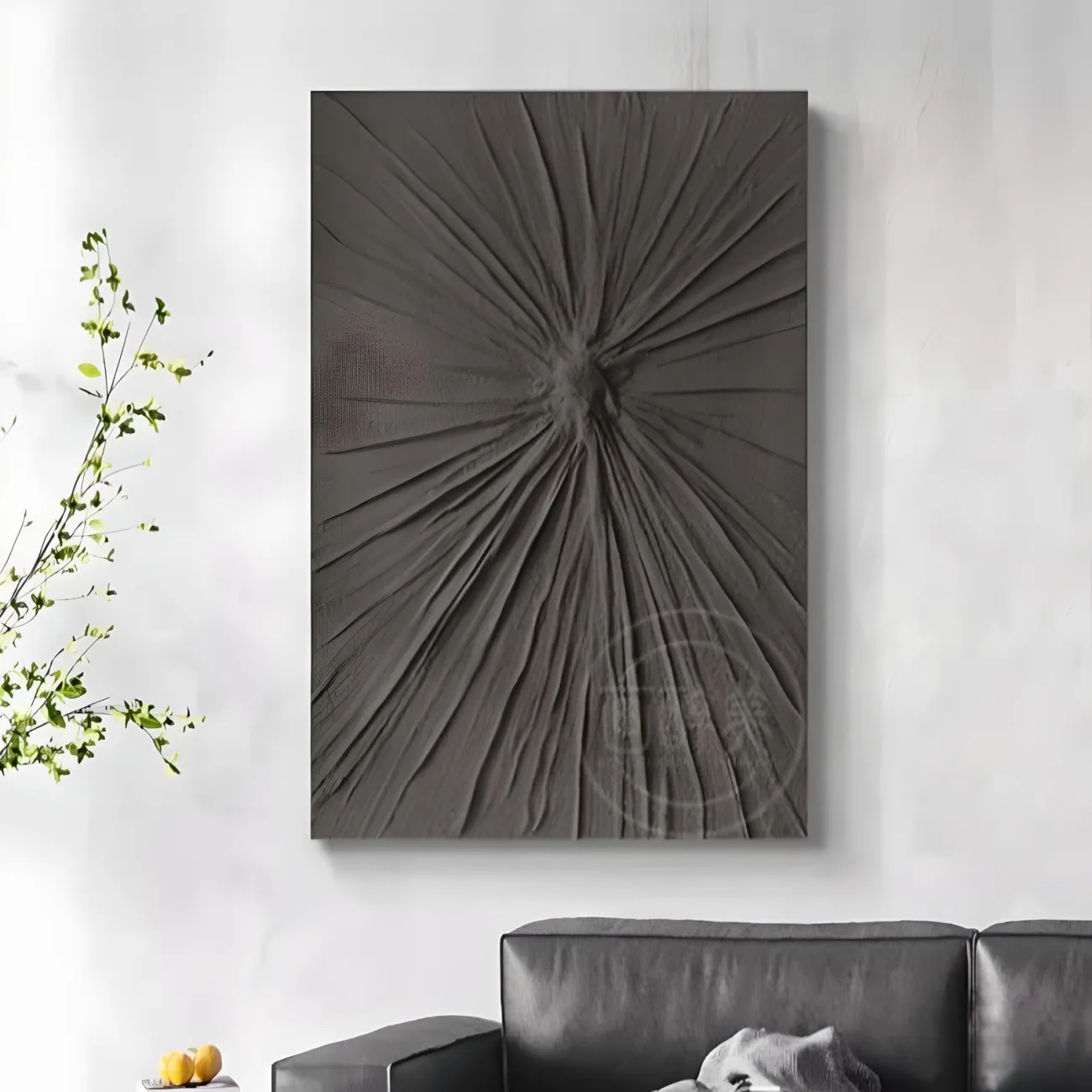 Минималистичная рельефная трехмерная картина "Klein blue" 37753-30