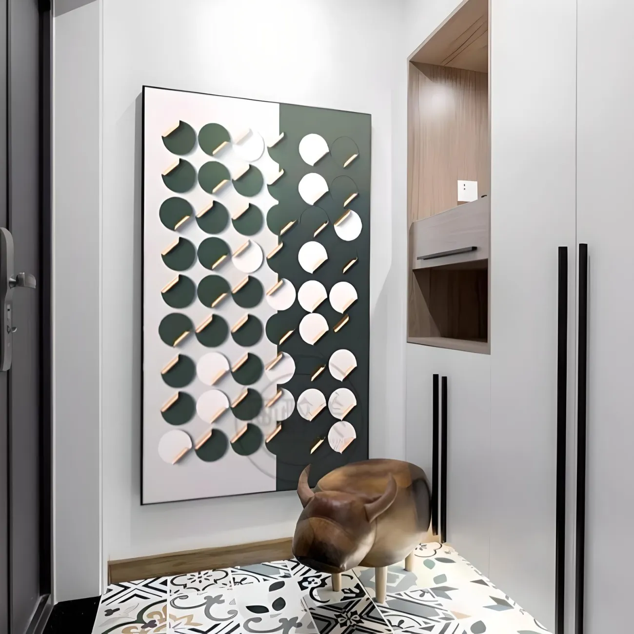 Абстрактная роскошная трехмерная картина "Пьяная красавица" 37754-30