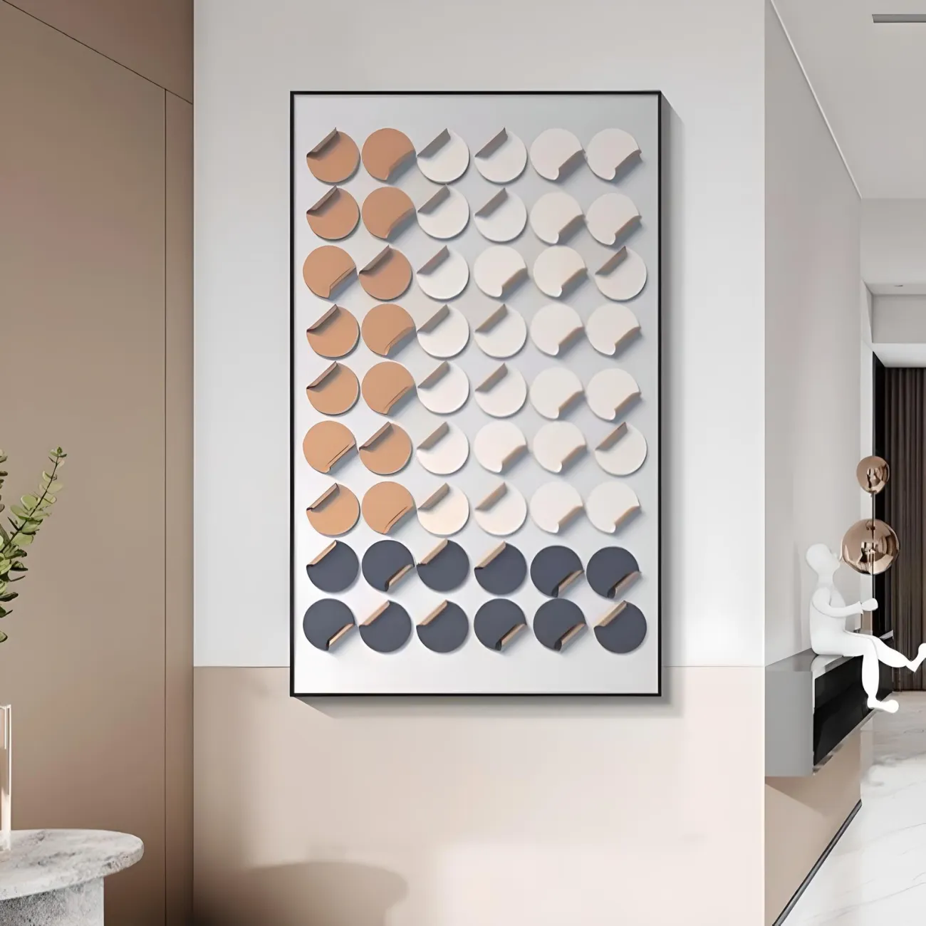 Абстрактная роскошная трехмерная картина "Пьяная красавица" 37754-30