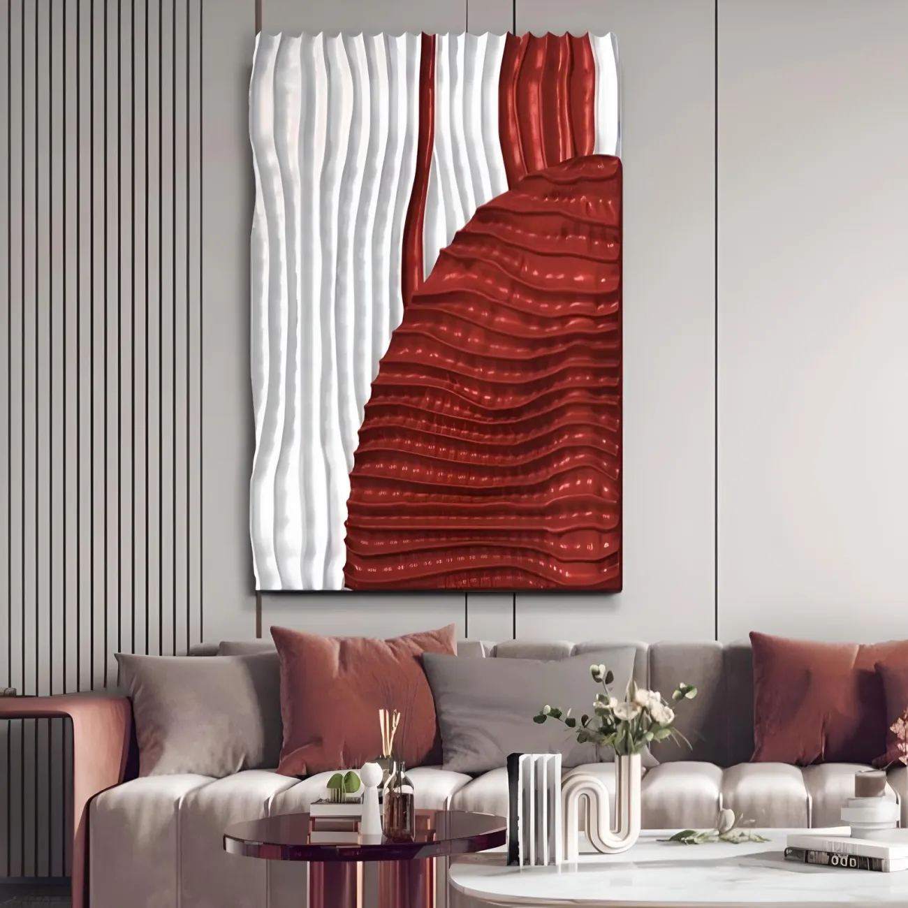 Абстрактная рельефная трехмерная картина "Пьяная красавица" 37755-30