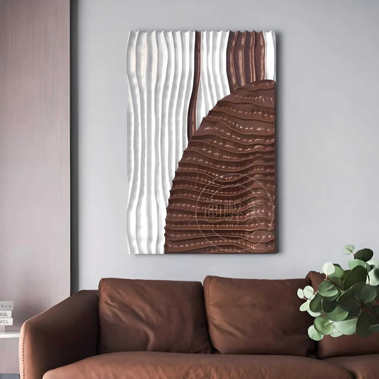 Абстрактная рельефная трехмерная картина "Пьяная красавица" 37755-30