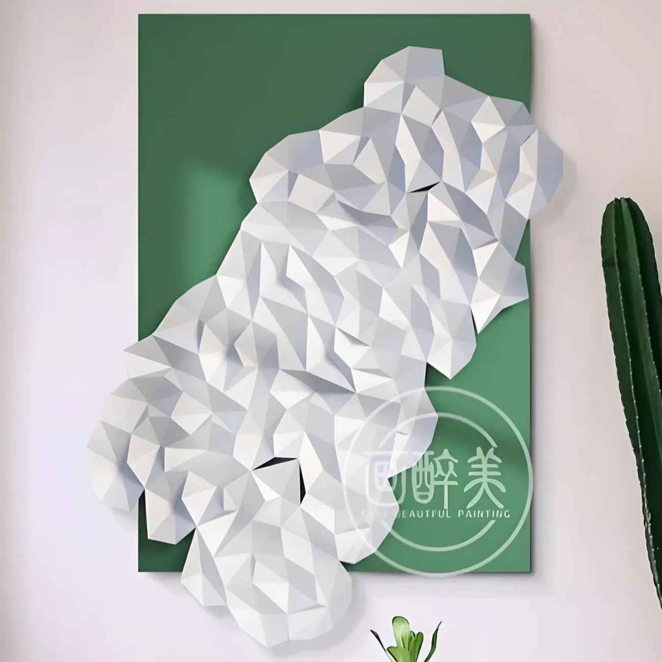 Декоративная трехмерная резная картина "Пьяная красавица" 37758-30