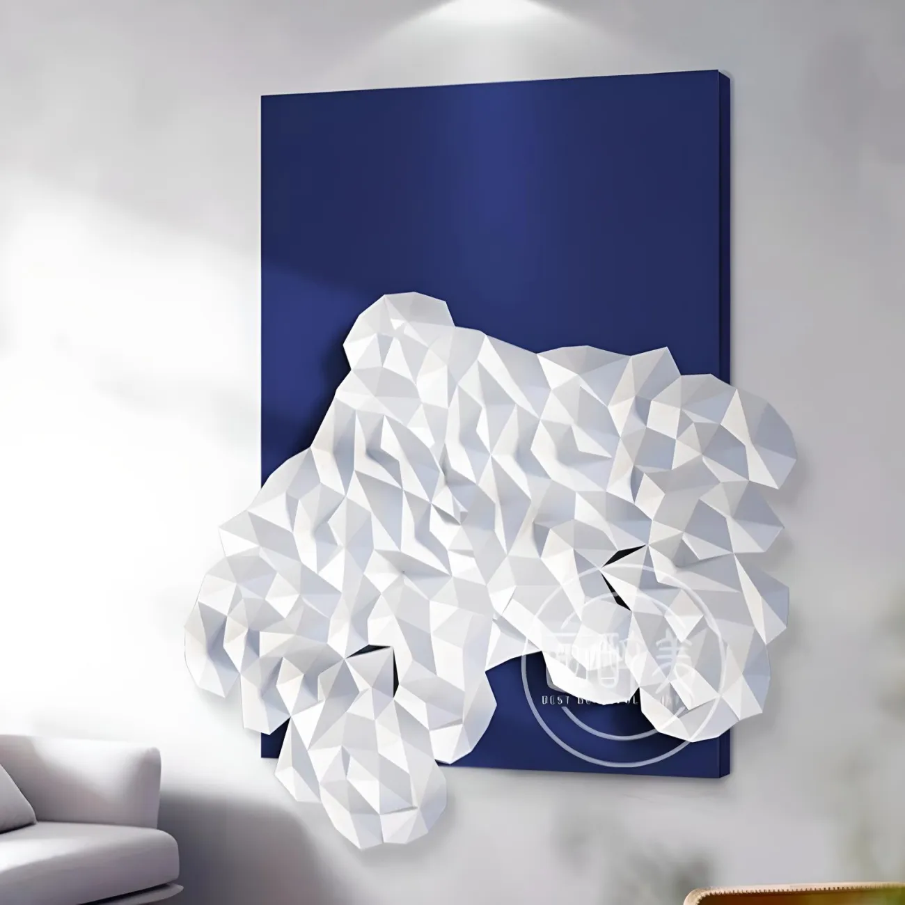 Декоративная трехмерная резная картина "Пьяная красавица" 37758-30