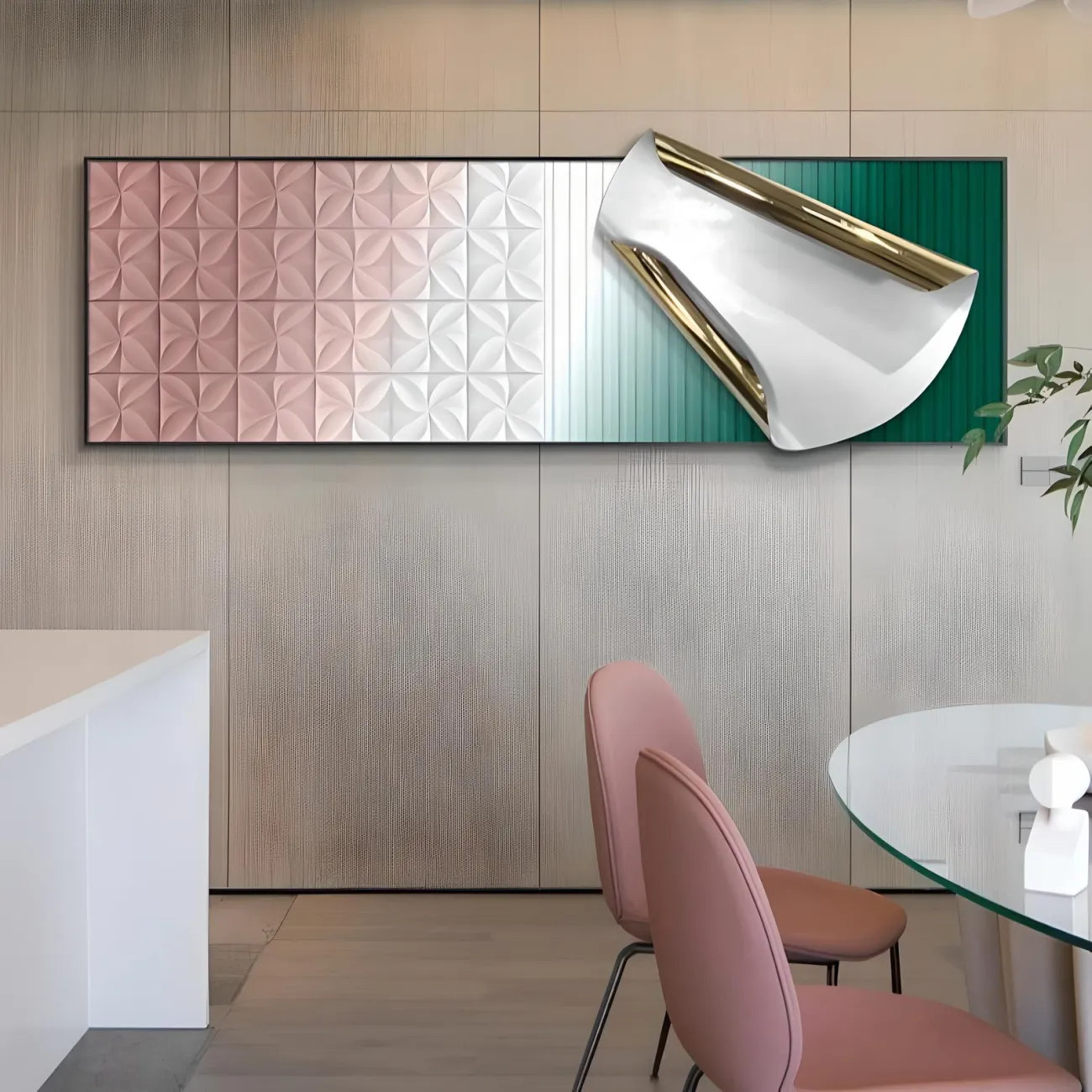 Контрастная трехмерная рельефная картина "Пьяная красавица" 37760-30