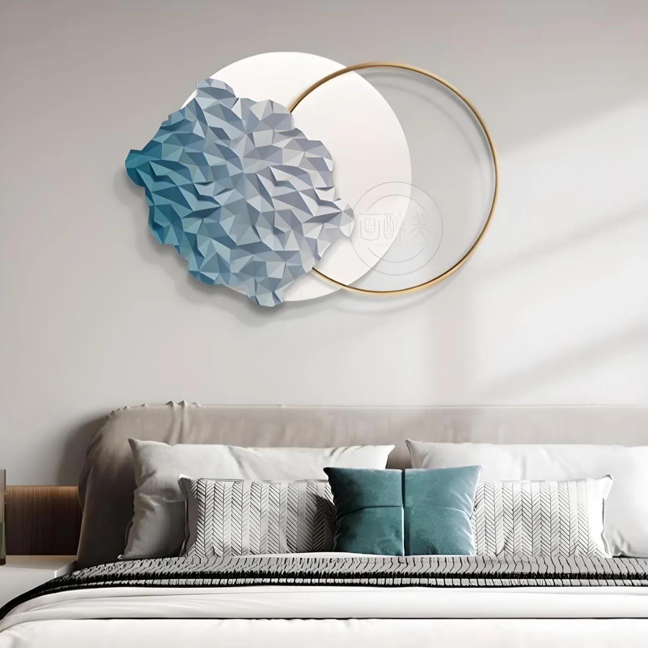 Минималистичная градиентная трехмерная картина "Пьяная красавица" 37761-30