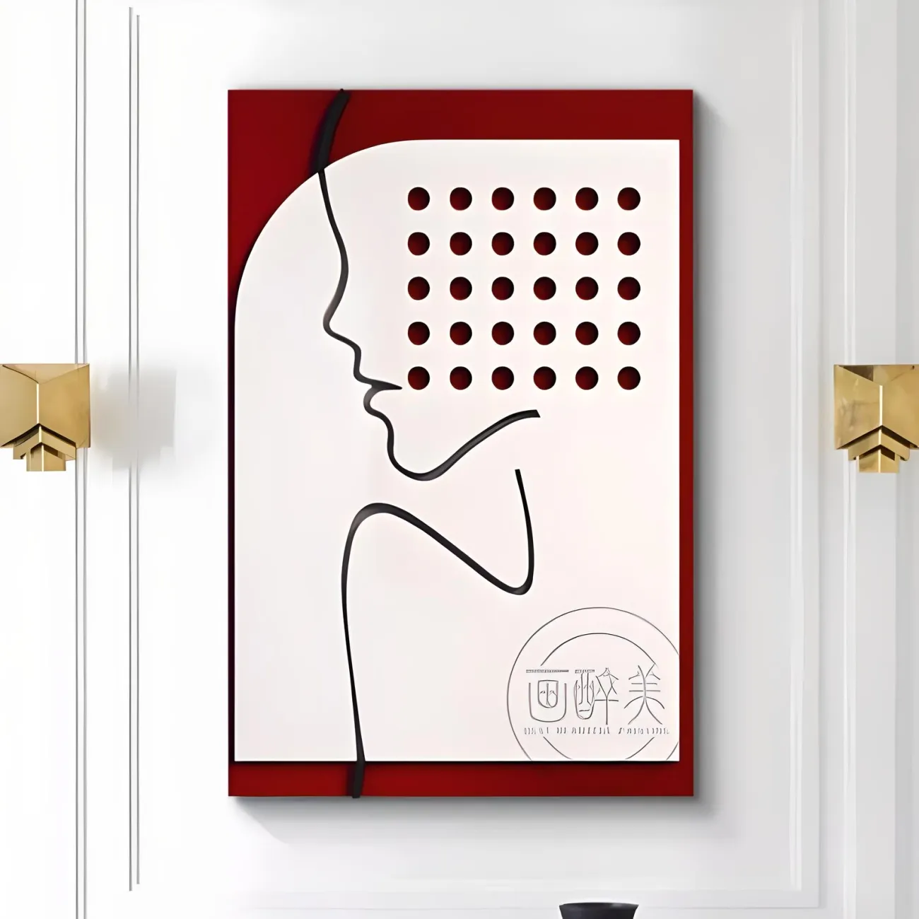 Современная рельефная трехмерная 3d картина "Пьяная красавица" 37767-30