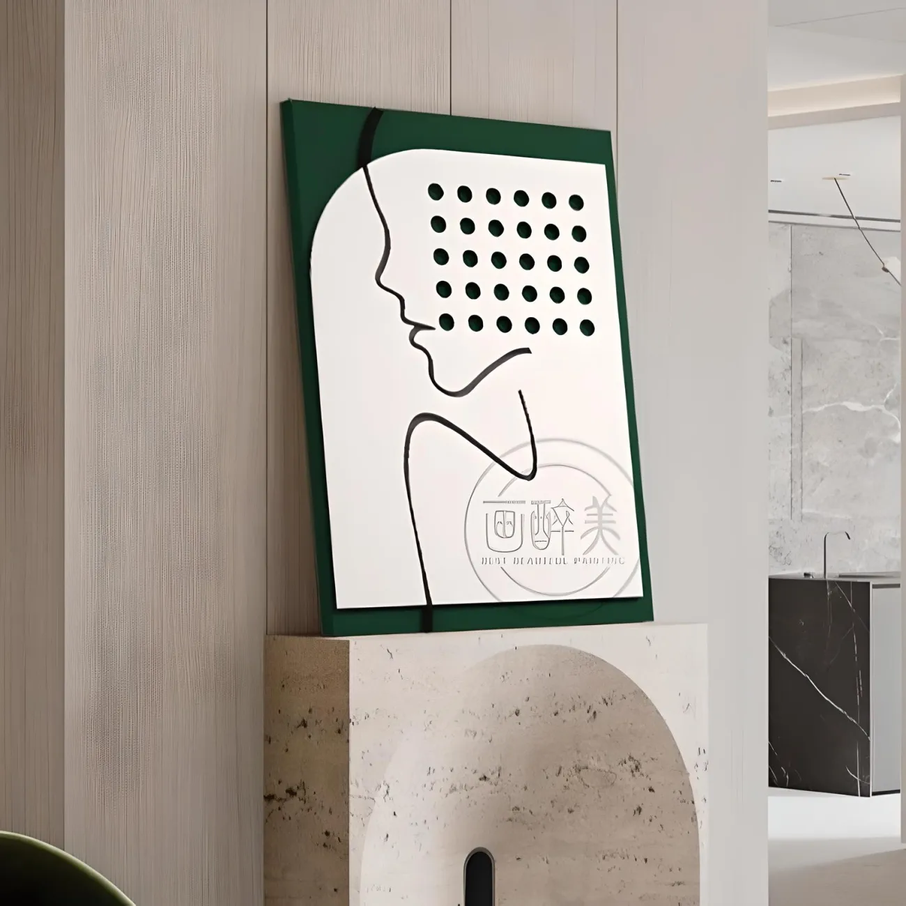 Современная рельефная трехмерная 3d картина "Пьяная красавица" 37767-30