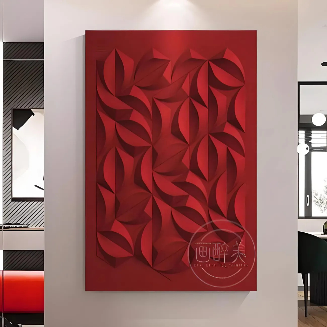 Современная рельефная трехмерная 3d картина "Пьяная красавица" 37767-30