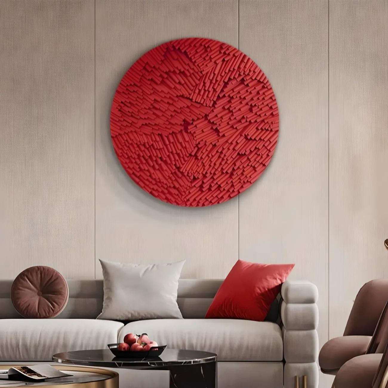 Градиентная рельефная трехмерная картина "Пьяная красавица" 37770-30