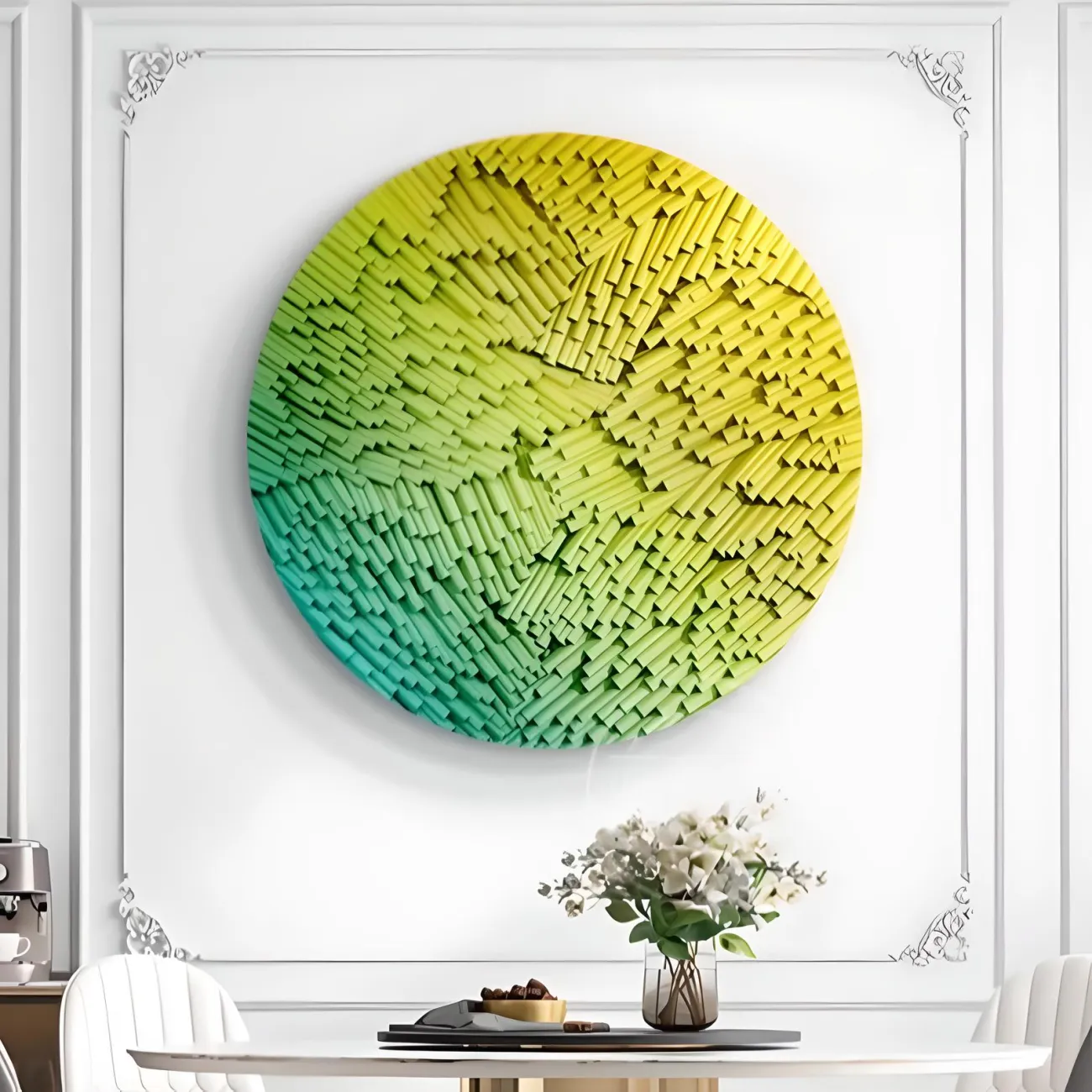 Градиентная рельефная трехмерная картина "Пьяная красавица" 37770-30