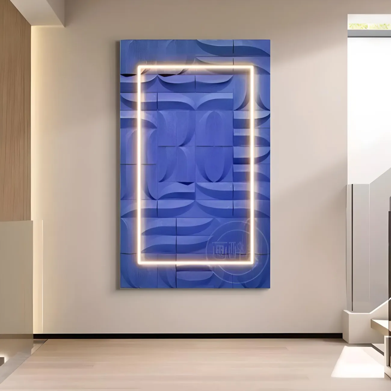 Трехмерная рельефная картина "Пьяная красавица" 37773-30 с светодиодной подсветкой