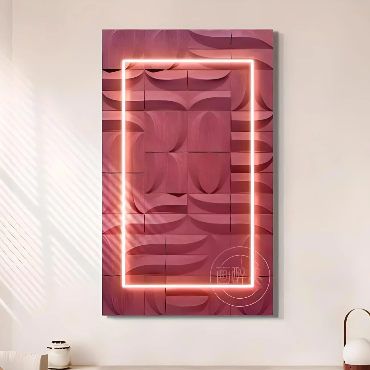 Трехмерная рельефная картина "Пьяная красавица" 37773-30 с светодиодной подсветкой