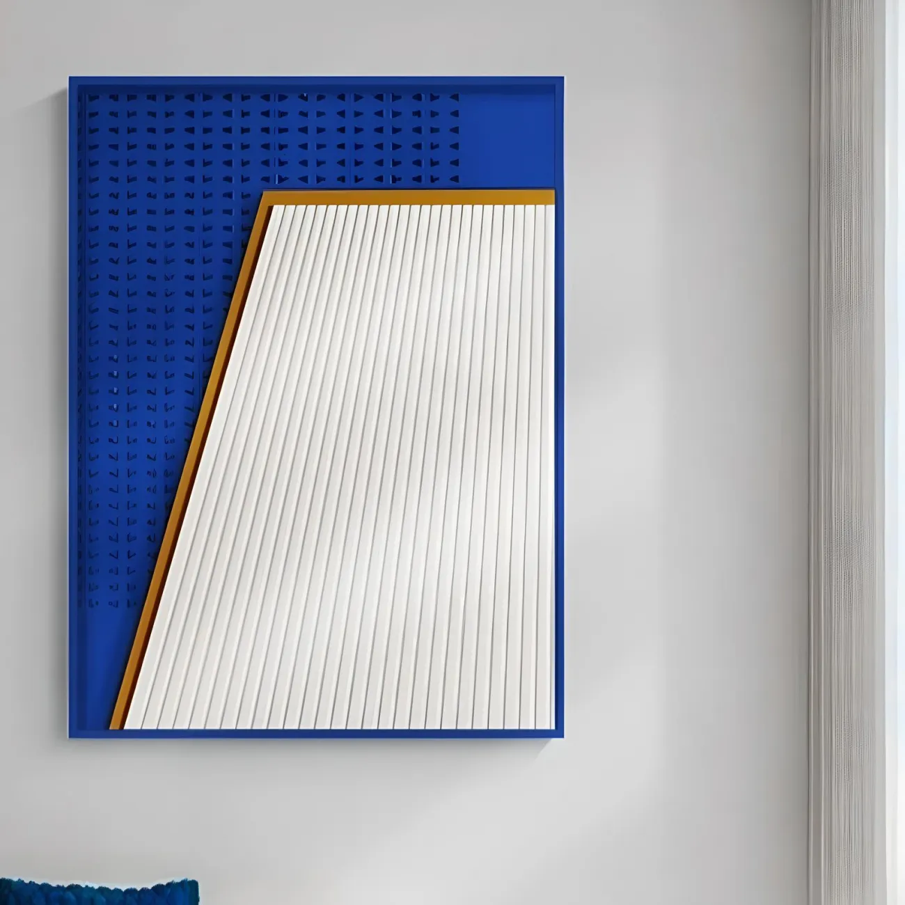  Американская оригинальная трехмерная картина "Klein blue" 37786-30