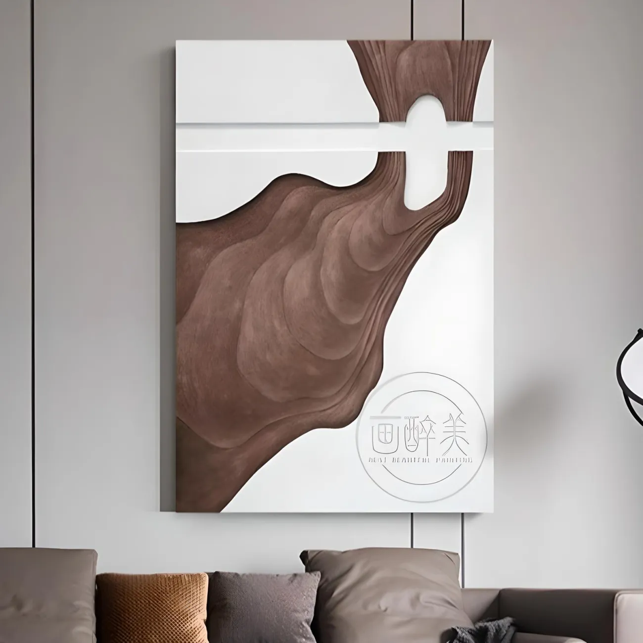 Модернистическая настенная трехмерная картина "Пьяная красавица" 37791-30