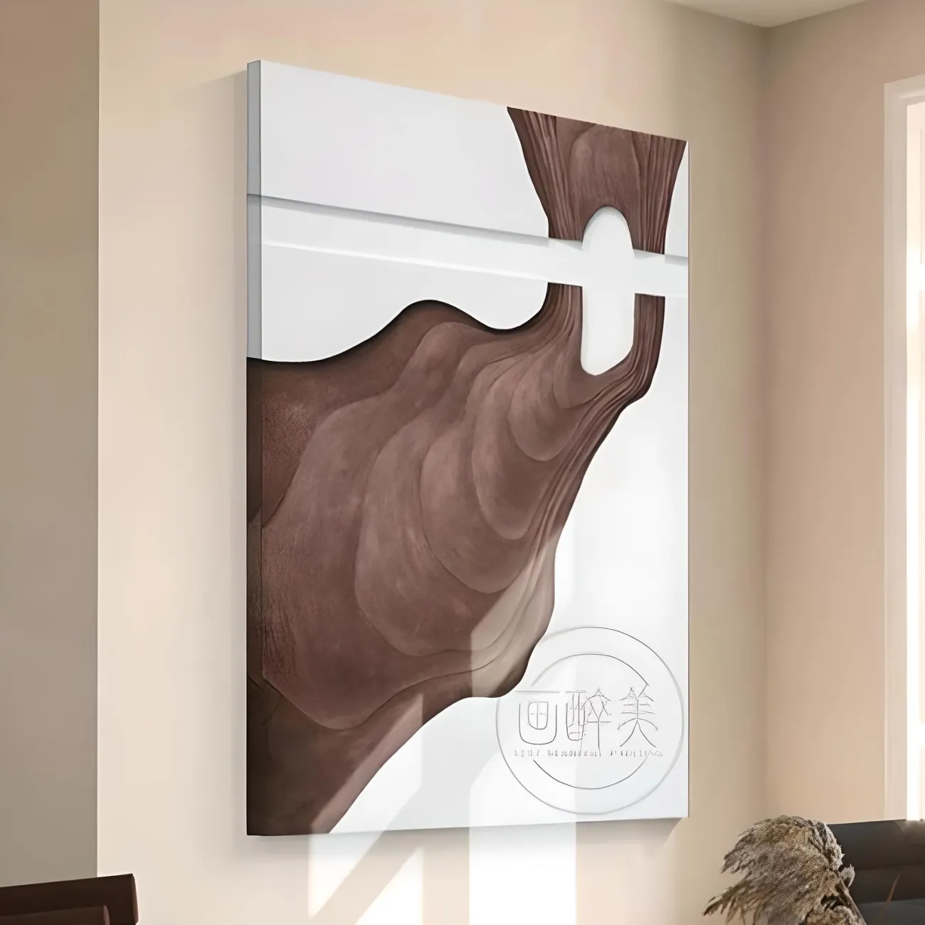 Модернистическая настенная трехмерная картина "Пьяная красавица" 37791-30