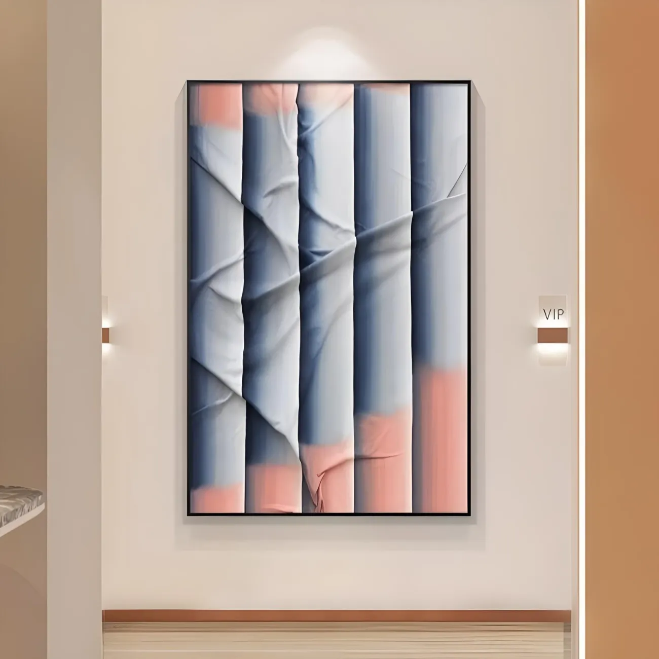 Современная трехмерная тканная картина "Пьяная красавица" 37799-30