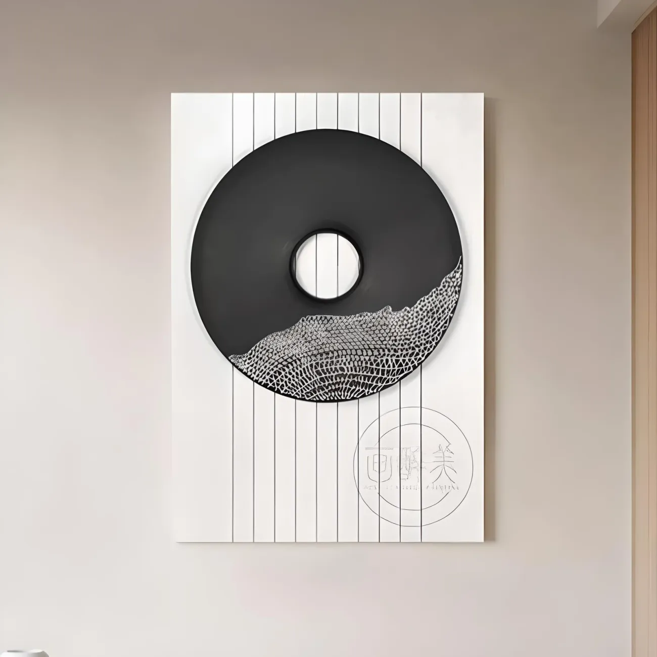 Современная вертикальная трехмерная картина "Пьяная красавица" 37800-30