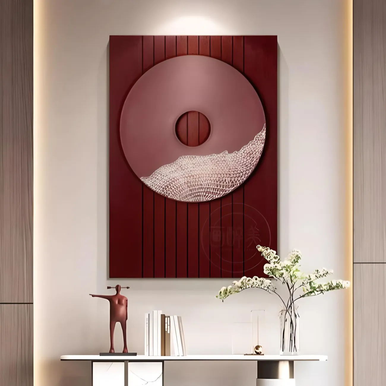 Современная вертикальная трехмерная картина "Пьяная красавица" 37800-30