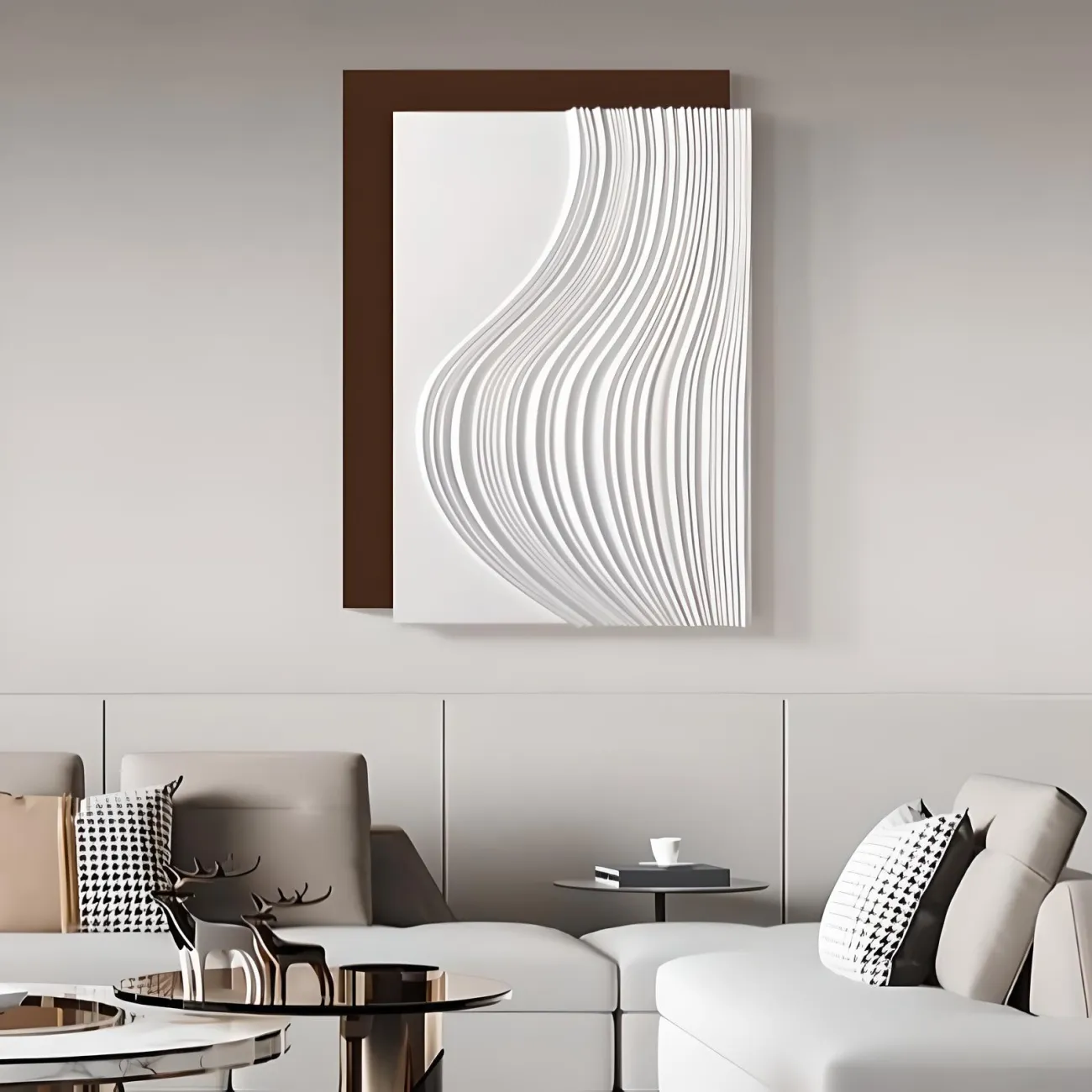 Декоративная абстрактная трехмерная картина "Пьяная красавица" 37803-30