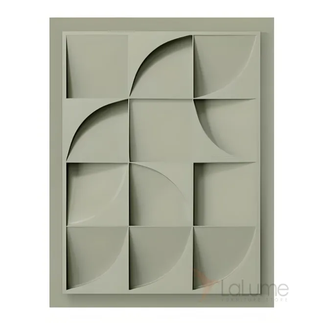 Абстрактная геометрическая трехмерная картина "Morandi" 37805-30