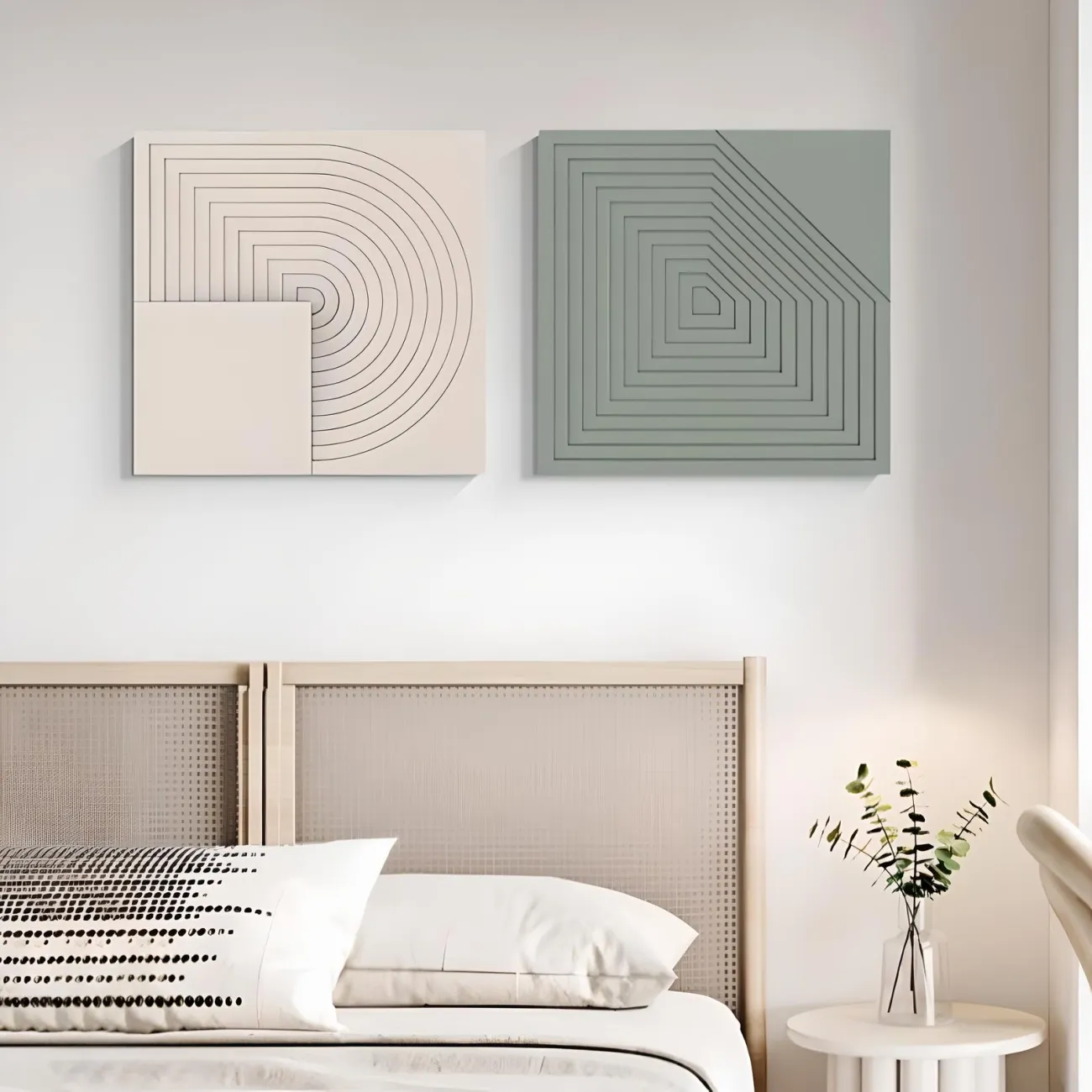 Геометрическая современная трехмерная картина "Пьяная красавица" 37811-30