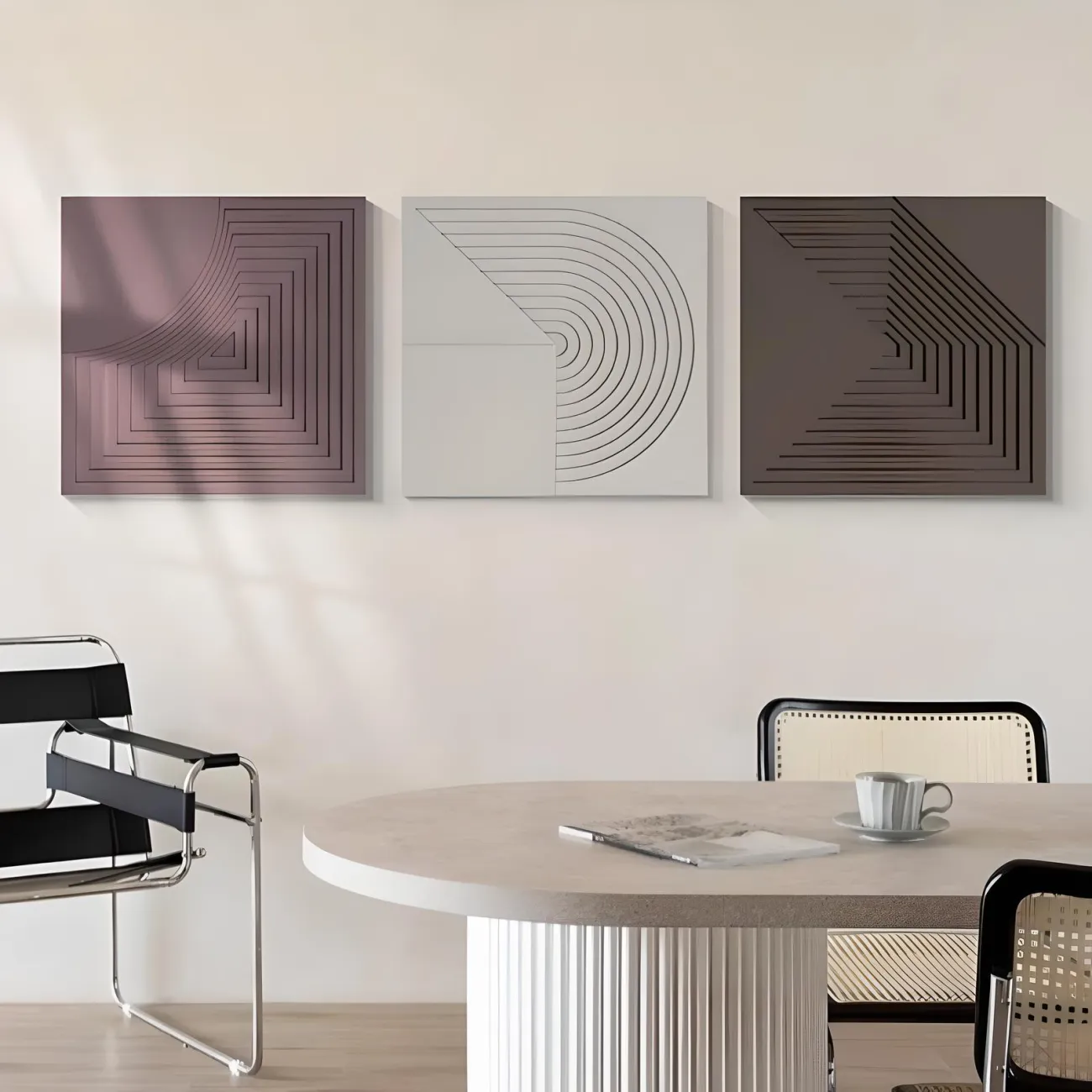 Геометрическая современная трехмерная картина "Пьяная красавица" 37811-30