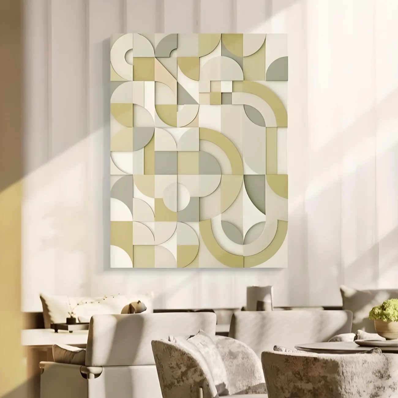 Геометрическая контрастная трехмерная картина "Пьяная красавица" 37814-30