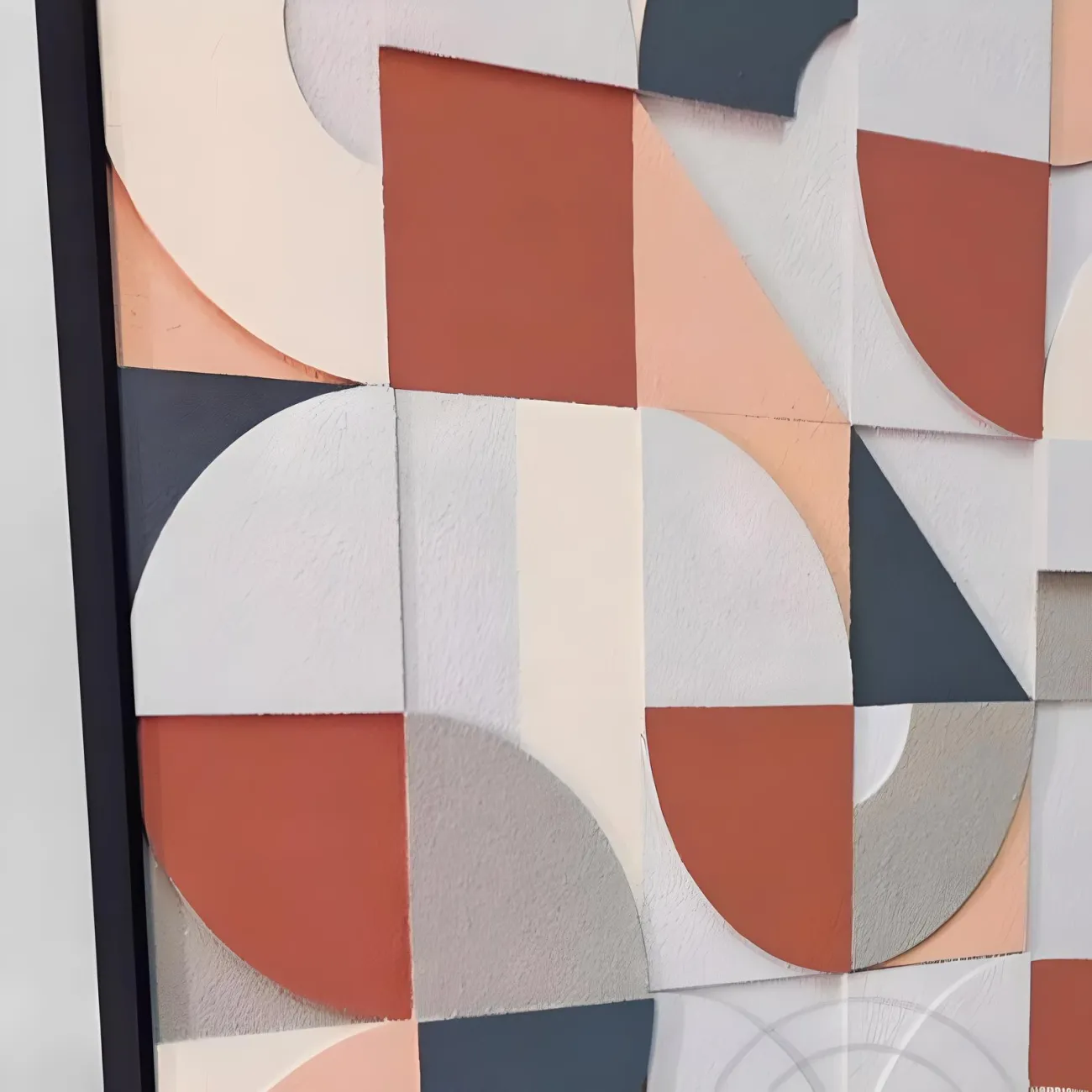 Геометрическая контрастная трехмерная картина "Пьяная красавица" 37814-30