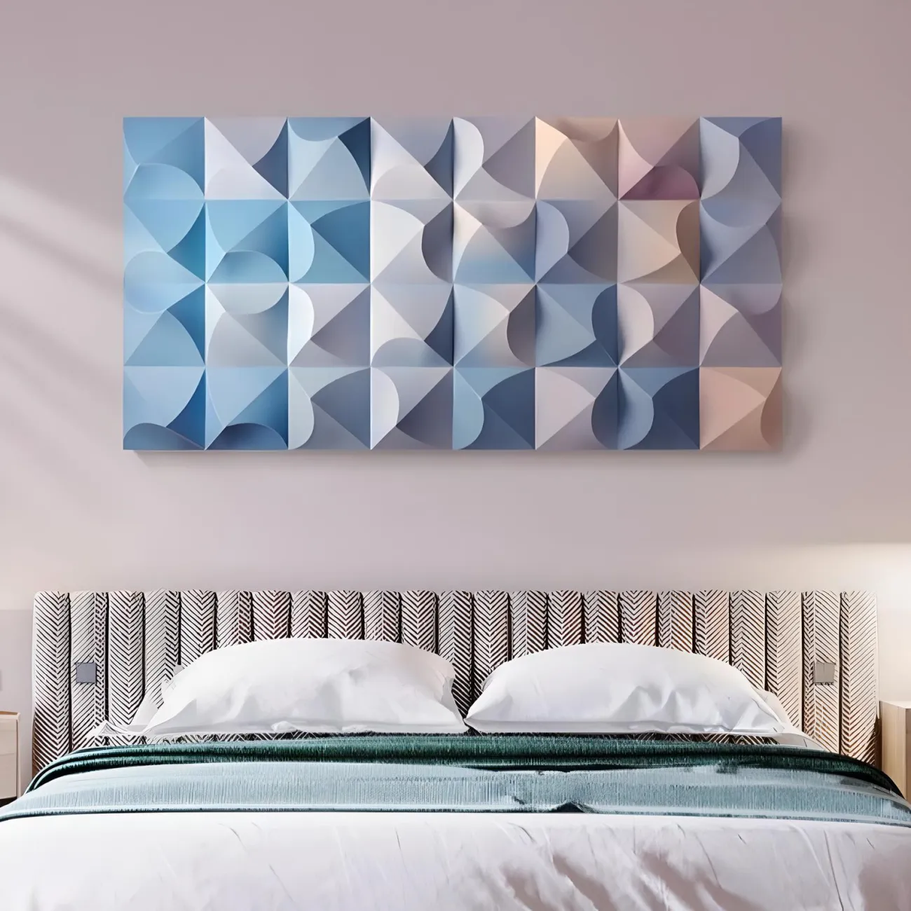  Абстрактная геометрическая трехмерная картина "Пьяная красавица" 37816-30