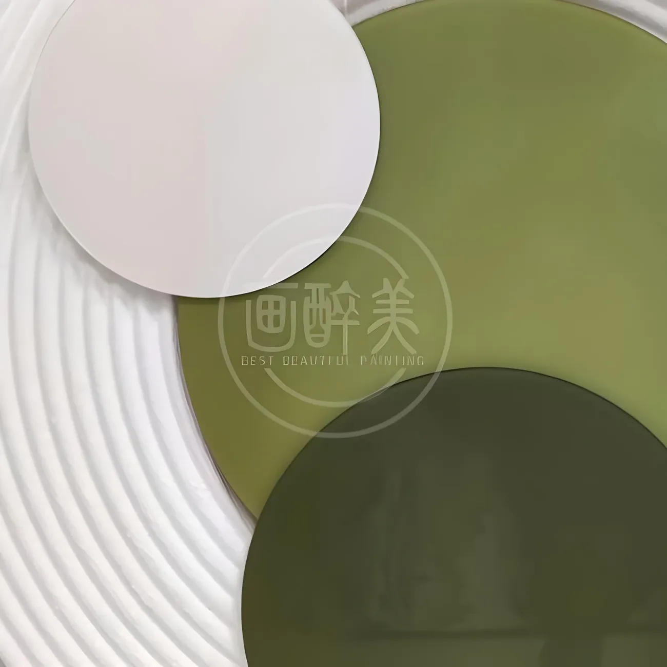 Геометрическая трехмерная акриловая картина "Пьяная красавица" 37829-30