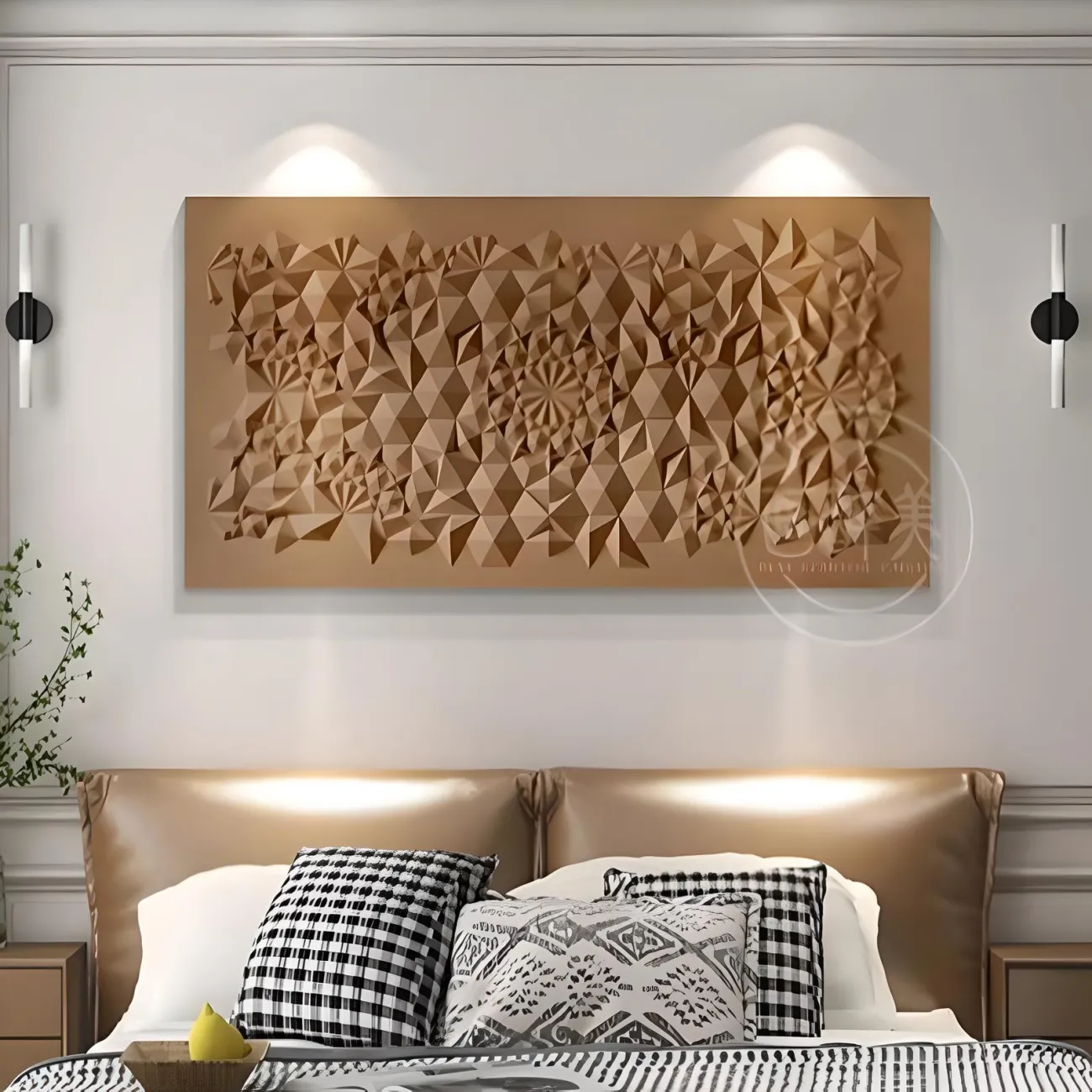 Настенная трехмерная 3d картина "Пьяная красавица" 37833-30