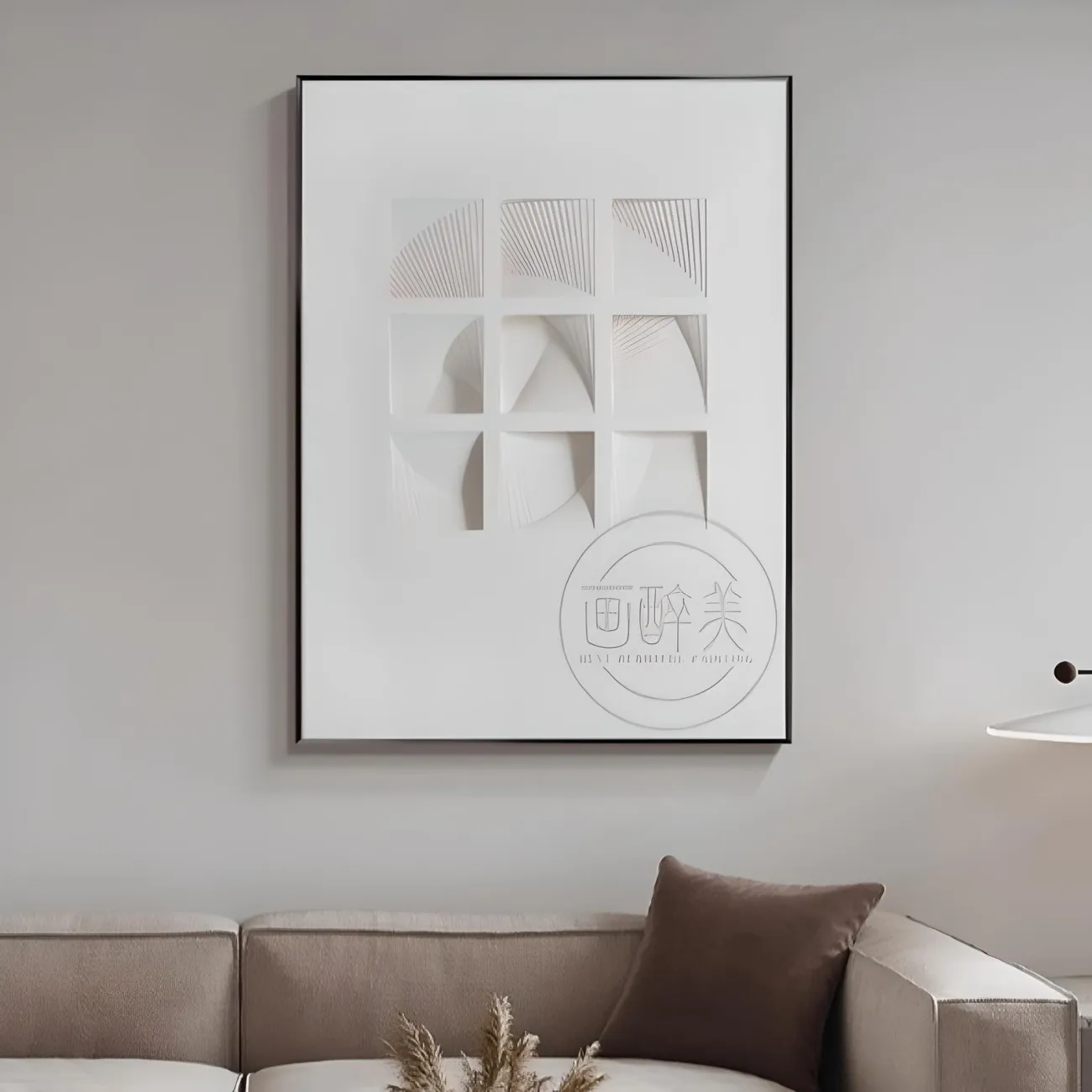 Современная минималистичная трехмерная картина "Пьяная красавица" 37834-30