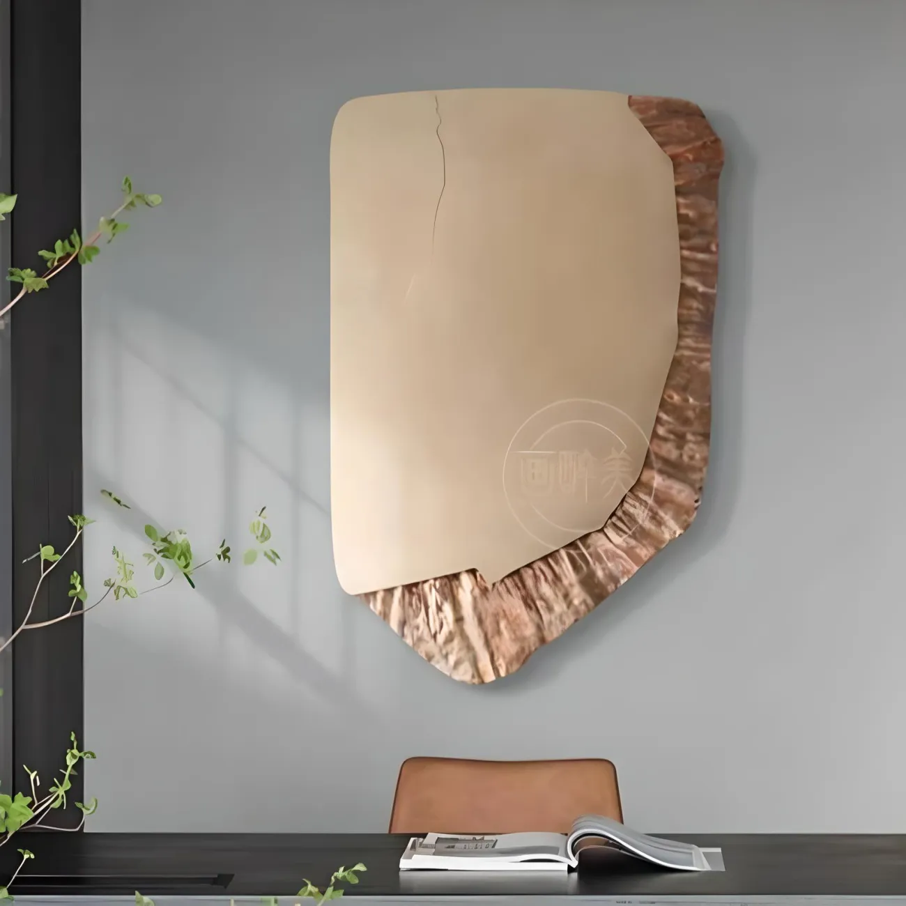 Металлическая текстурная картина "Пьяная красавица" 37838-30