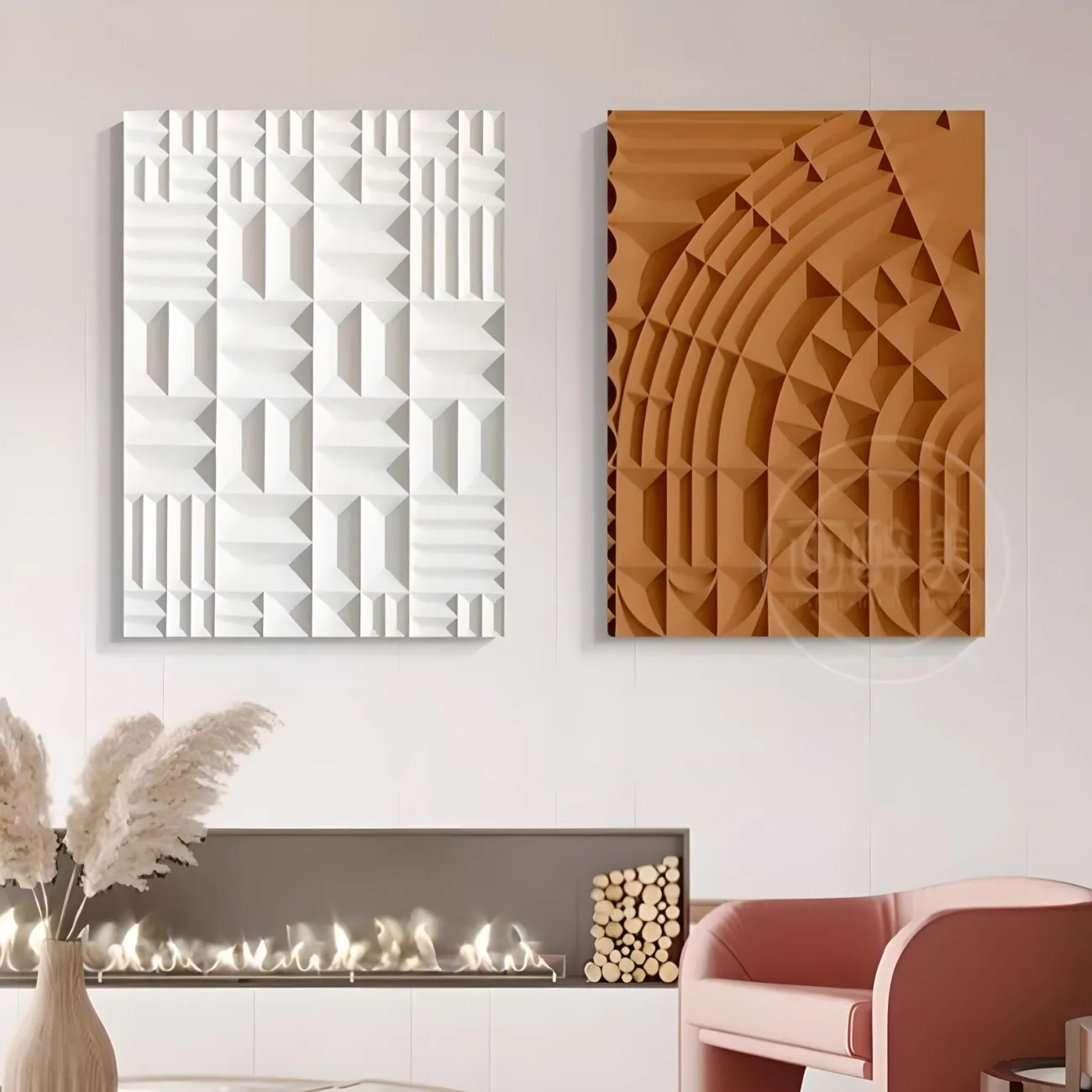 Скандинавская минималистская трехмерная картина "Пьяная красавица" 37840-30