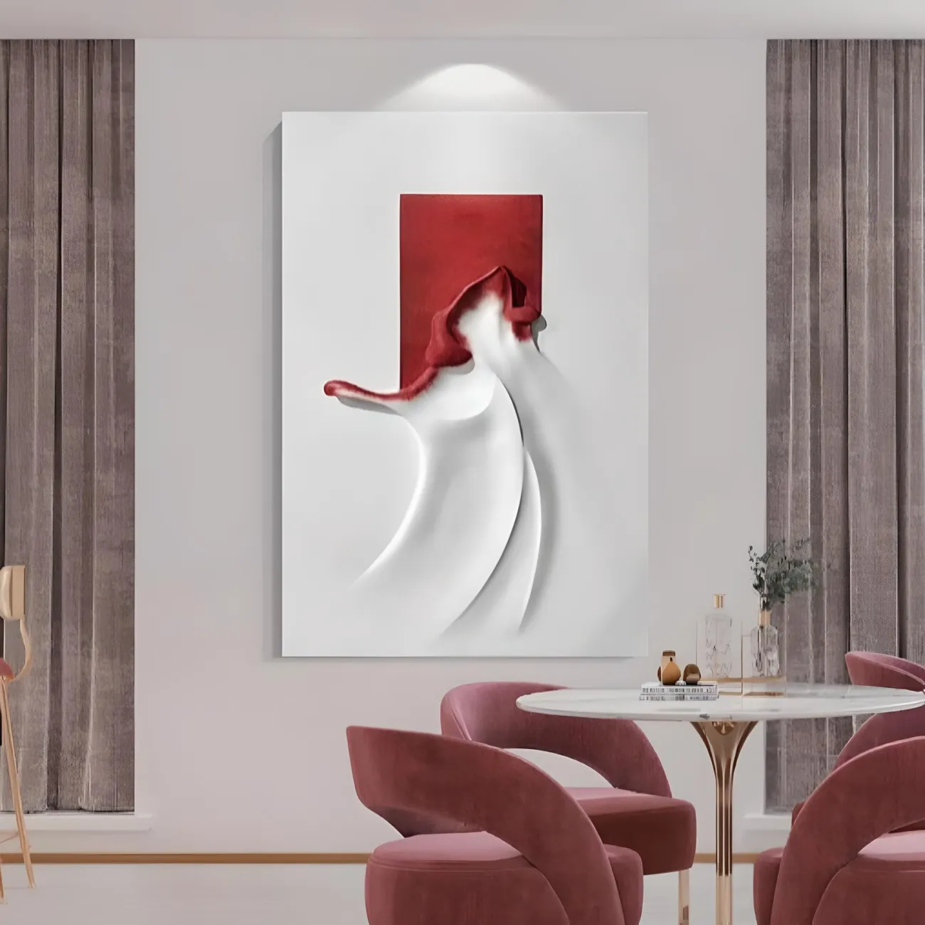 Современная минималистичная трехмерная картина "Пьяная красавица" 37844-30 Современная минималистичная трехмерная картина "Пьяная красавица" 37844-30