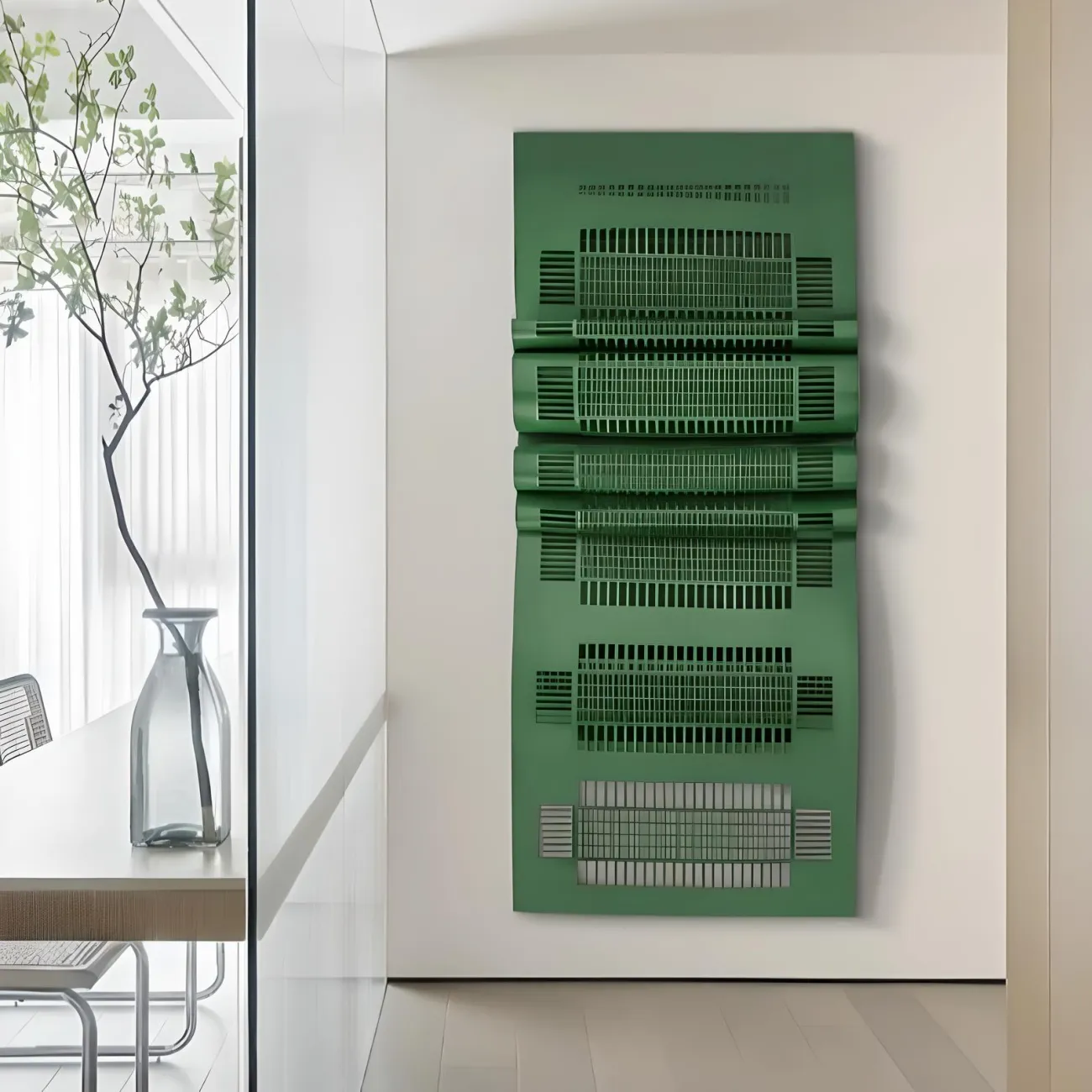 Абстрактная металлическая трехмерная картина "Пьяная красавица" 37847-30