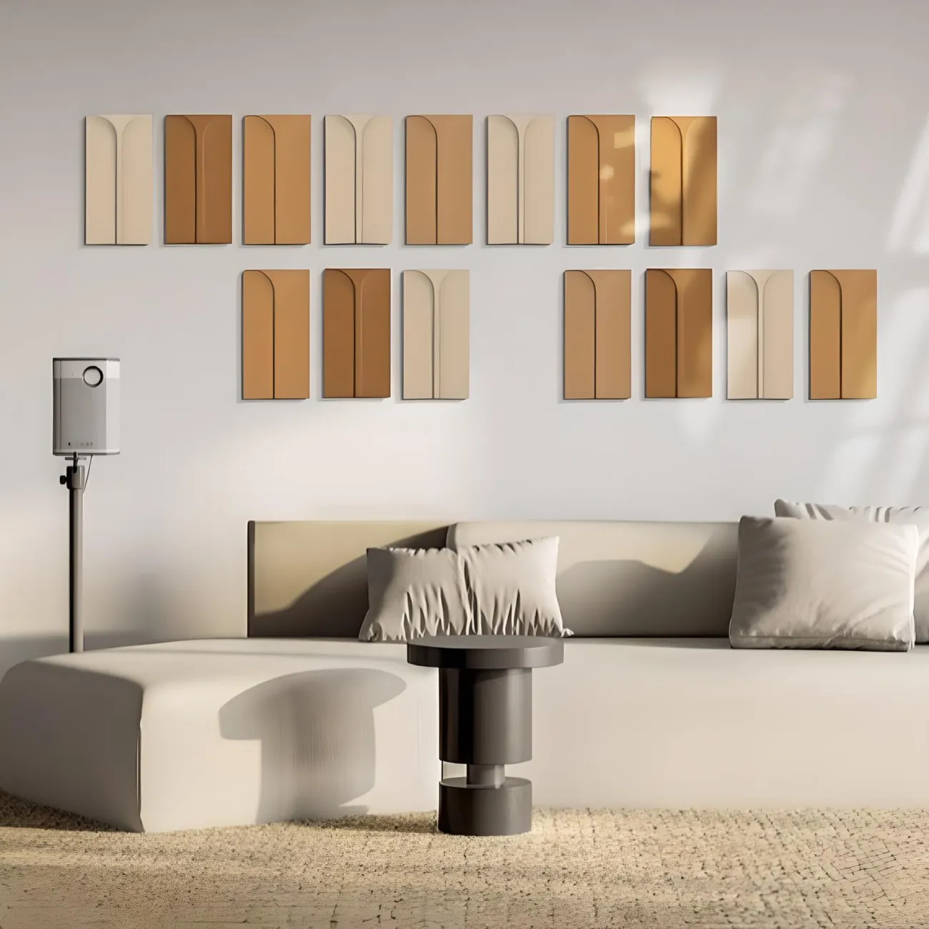 Декоративная современная геометрическая картина "Пьяная красавица" 37857-30