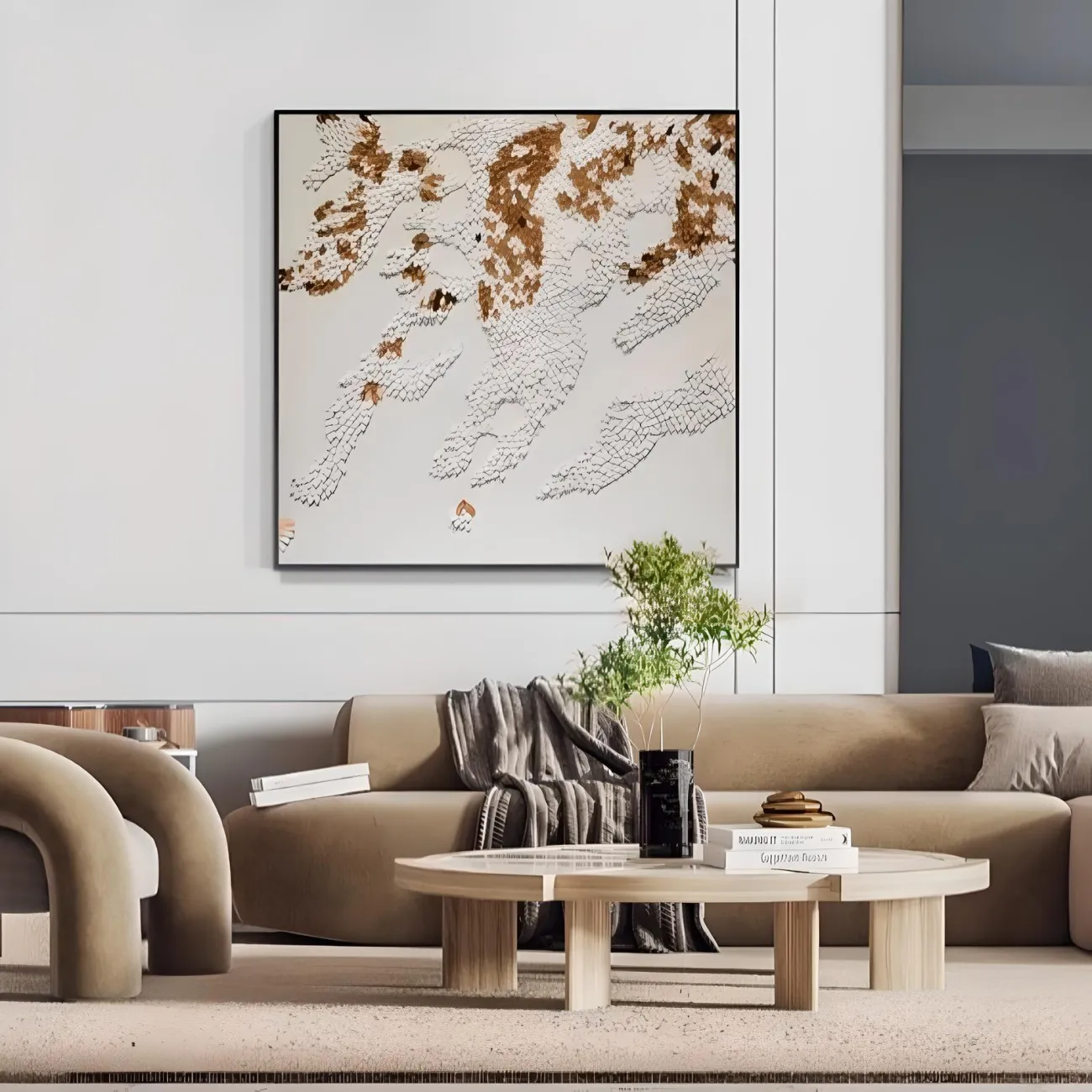 Итальянская абстрактная трехмерная картина "Пьяная красавица" 37858-30