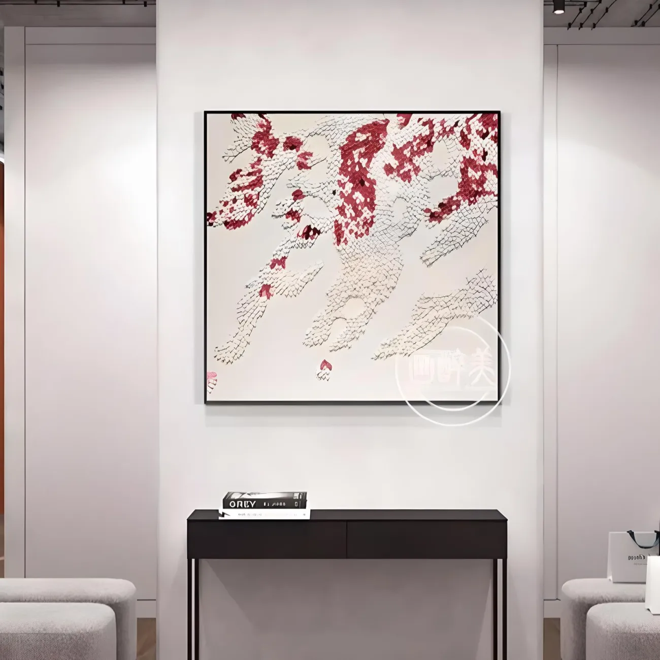 Итальянская абстрактная трехмерная картина "Пьяная красавица" 37858-30