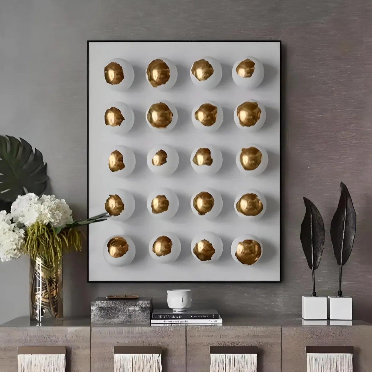 Трехмерная современная геометрическая картина "Пьяная красавица" 37859-30