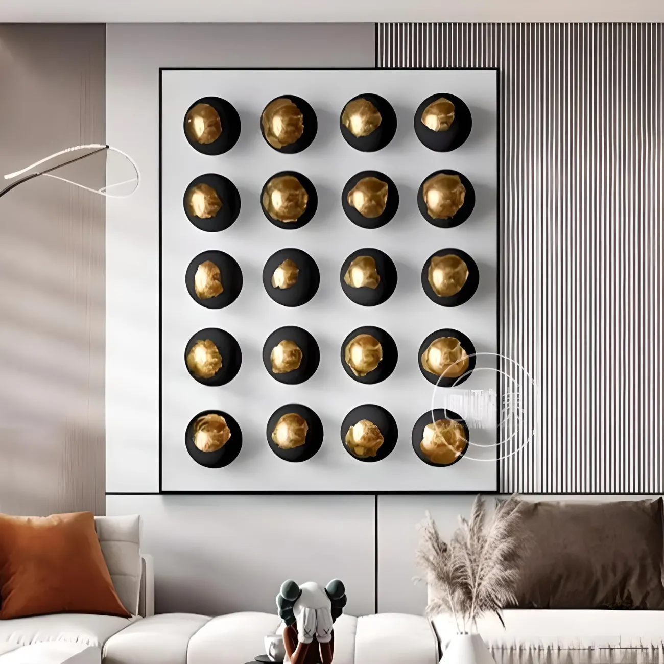 Трехмерная современная геометрическая картина "Пьяная красавица" 37859-30