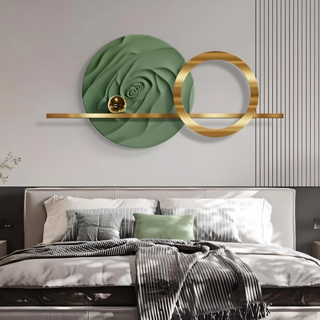 Итальянская минималистичная трехмерная картина "Пьяная красавица" 37863-30