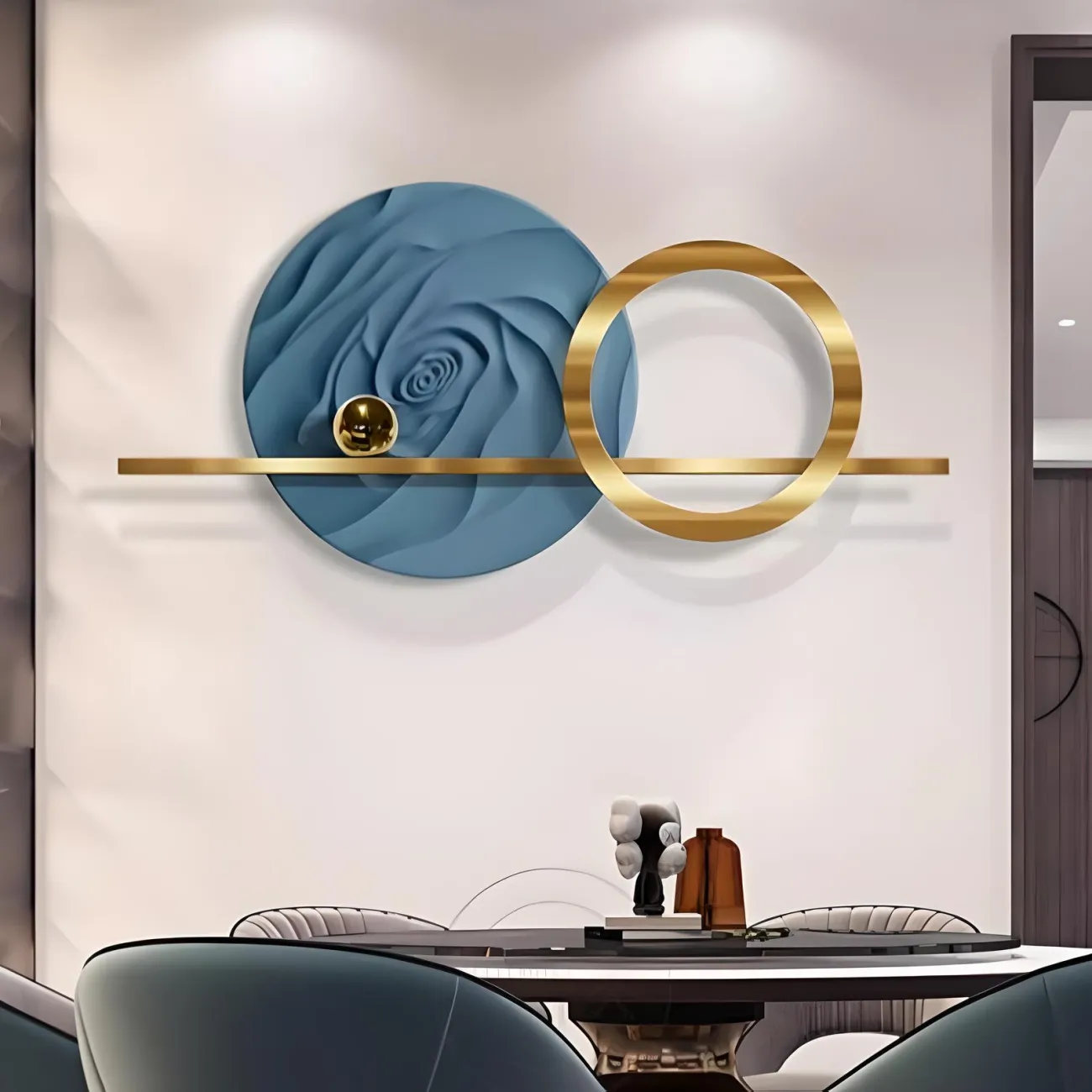 Итальянская минималистичная трехмерная картина "Пьяная красавица" 37863-30