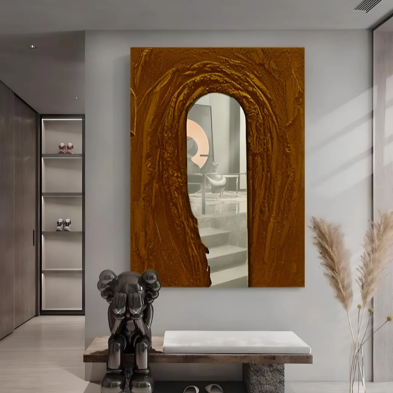 Трехмерная текстурная рельефная картина "Пьяная красавица" 37866-30