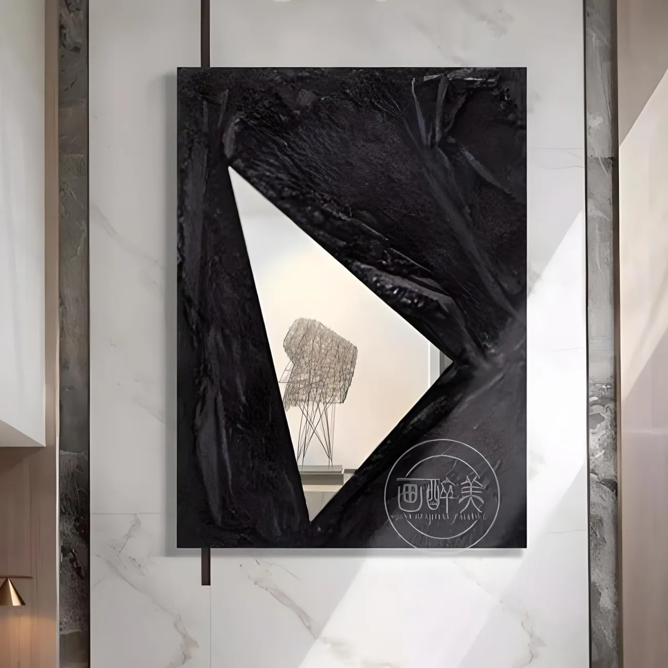 Трехмерная текстурная рельефная картина "Пьяная красавица" 37866-30